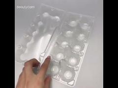 Customer Customization Clear Plastic PET/PLA Thickening Blister Packaging Tray For Eggs