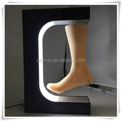 China Trade Show Customize Acrylic Magnetic Floating Pop Socks Levitating Socks Display Stands for sale