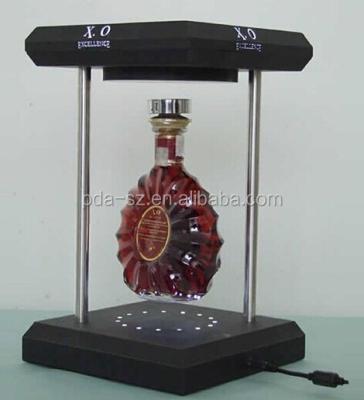 China Acrylic Magnetic Levitation Whiskey Wine Display Stand, XO Wine Bootle Floating Display for sale