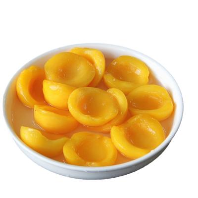 China Canned canned yellow peach in halves 425g-3000g syrup for sale