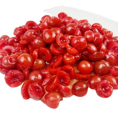 China High Quality Canned Cherry In Syrup Canned Glass Red Cherries Jars Factory Price for sale