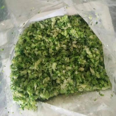 China IQF Riced Organic Frozen Broccoli Ingredient Bulk Single Rice BRC HALAL KOSHER HACCP for sale