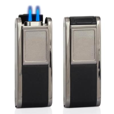 China New Product Eco - Friendly Special Custom Logo Metal Jet Engines Windproof Flame Lighter for sale