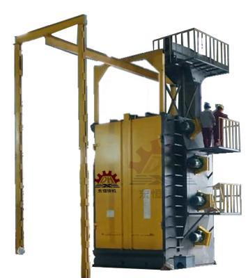 China Steel Structure Hanger Hook Conveyor Shot Blasting Machine for sale