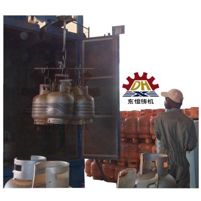 China Building Material Shops HMI Touch Screen Cylinder External Surface Shot Blasting Machine Made In China for sale