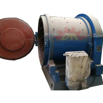 China Building Material Stores HMI Display Dustless Burnisher Deburring Machinery Flash Drum Sand Blaster for sale