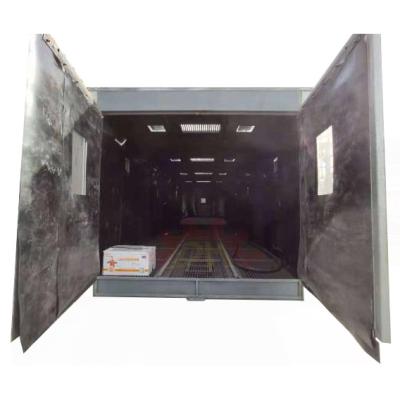 China Factory Foundry Sand Blasting Room Cabinet Automatic Recycling Booth Fired Abrasive Shot Blasting Chamber Equipment for sale