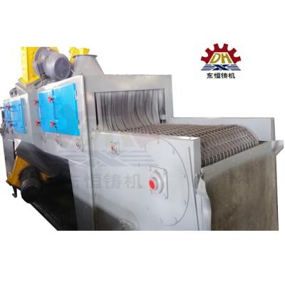 China Wire Mesh Shot Blasting Machine /Aluminum of metal structure or cast iron, ceramics and other small parts for sale