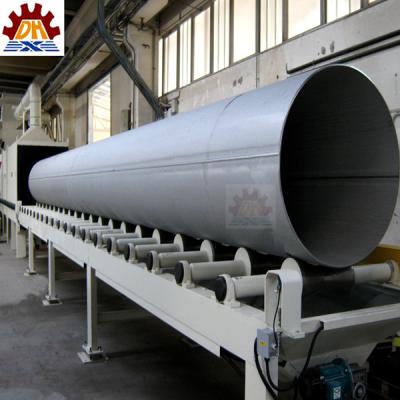 China Factory china DISA inner and outer tubes abrator wheel steel pipe qgw profile automatic abrator equipment for sale