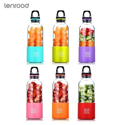 China Lenrood Car Lenrood Juicer LR-790 Portable High Speed ​​Rechargeable Electric Fruit 500ml Blender Cup Bottle Cup Bottle Juicer for sale