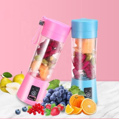 China Lenrood Car Lenrood LR-03 USB 380ML Fruit Juicer 380ML Blades Juicer Cup Machine Portable Rechargeable Fruit Juice Portable Blenders for sale