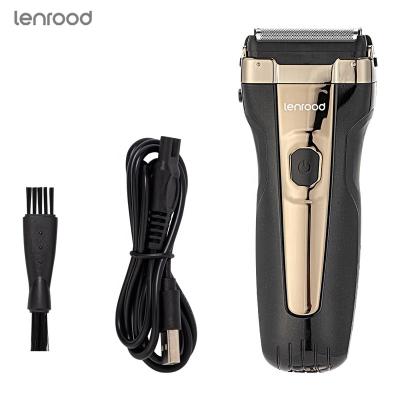 China Hot Selling Twin Blade Lenrood Electric Shaver Extended Power LR-Rs718 IPX6 With Sideburns Double Blade Men Wet And Dry Shaving Electric Razor for sale