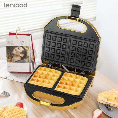 China Lenrood Multifunctional Portable Sandwich Maker Household Electric 3 LR-ABS30A Stick No In 1 Breakfast Sandwich Grill Waffle Makers for sale