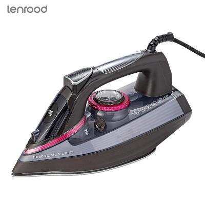 China LR-6006 Double Knob 2200W 300ML Water Tank Steamer Multifunctional Self-cleaning Steam Press Iron Lenrood Garment Electric Steamer for sale