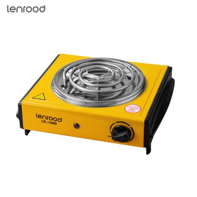 China Adjustable temperature; LR-100B Portable Electric Hot Plate Maker Lenrood Use Electric Outdoor Cooking Supply Convenient Storage Electronic Hot Dish for sale