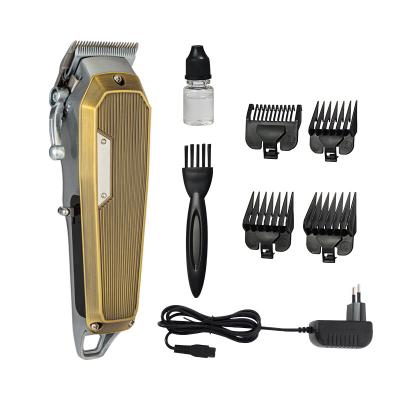 China Hotel Lenrood LR-G500 new arrival full metal body lithium battery r-shaped electric hair trimmer for sale