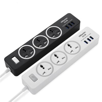 China Residential/Multi-Purpose Universal Multi-Function Power Strip with USB Socket Multi-Position Outlet Bar Switchboard Wiring Power Bar for sale