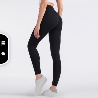 China Hot Selling Antibacterial Abstract Printed Sports Pants Pants Gym Workout Women High Waisted Fitness Yoga Gaiters For Women for sale