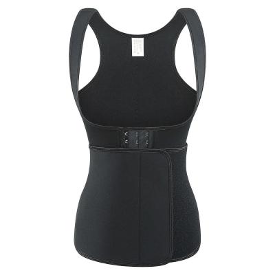 China High Quality Antibacterial Neoprene Waist Trainer Vest 9 Bone Waist Trimmer Corset Body Shaper Steel Trainer for sale