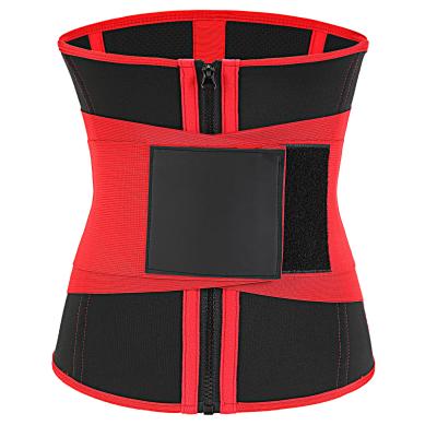 China Antibacterial OEM Customized Sweated Breathable Waist Trimmer Belt Body Shaper Top Waist Trainer Sport for sale