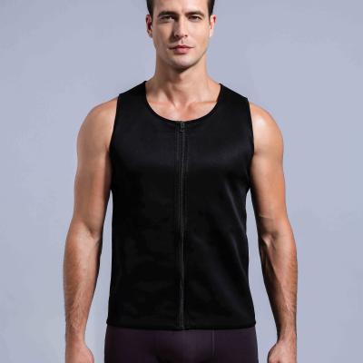 China Wholesale Custom Belt Antibacterial Slimming Vest Freneci Latex ABS Trimmer Faja Neoprene Waist Trainer For Men for sale