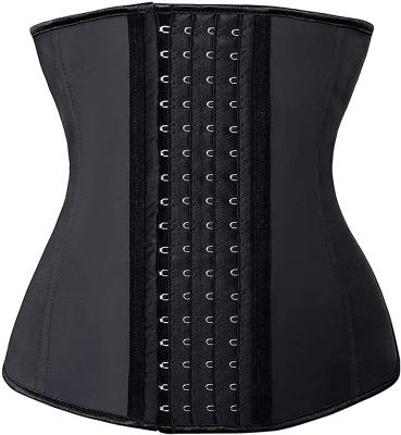 China Amazon Hotsale Latex 25 Antibacterial Antibacterial Latex 25 Bone Waist Trainer Women Tummy Control Cincher Belt Steel Body for sale