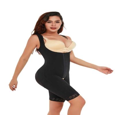 China 2021 Fajas Shapewear Antibacterial Full Body Shaper Jumpsuit Colombian Shapewear QUICK DRY Breathable Women for sale