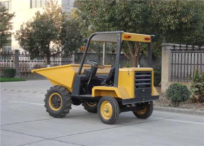 China Diesel Powered Wheelbarrow with Engine , 750L Skip Capacity Tracked Power Barrow for sale