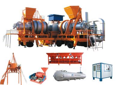 China 1m3 Output Highway Asphalt Batch Mix Plant , 60tph / 80tph Mobile Drum Mix Plant for sale