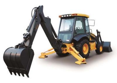 China Deutz Diesel Engine Tractor Backhoe Loader 70KW 630A 1.0m3 loading capacity for sale