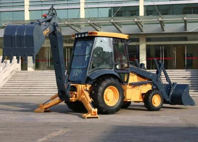 China Backhoe da construção do motor diesel de Cummins, carregador da parte dianteira do trator da capacidade de carga 1.0m3 à venda