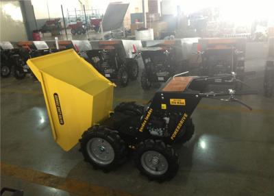 China Building Construction Mini Concrete Dumper / 250kg Loading Capacity Powered Mechanical Wheelbarrow for sale