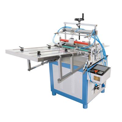 China Food Automatic Paper Tube Labeling Machine Horizontal Adhesive Sticker Applicator for sale