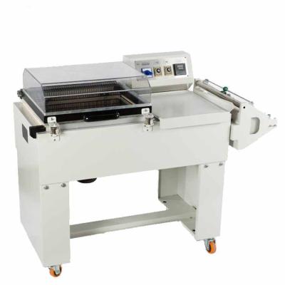 China YZH food factory price 2 in 1 thermal tunnel high temperature shrink foil plastic carton box sealing machine for sale