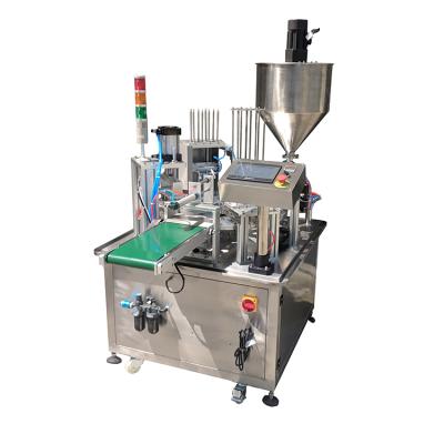 China YZH Food Maker Factory Price Automatic Cup Plastic Yogurt Filling Capping Sealing Machine for sale