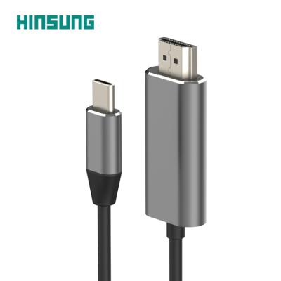 China Mobile camera OEM/ODM 4k 30hz 60hz tv 15cm 2m hd typec to hdmi cable adapter for sale