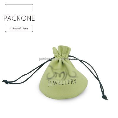 China New Spring Cool Green Design Luxury Jewelry Pouch Packaging for sale