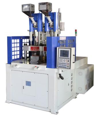 China Máquina de moldagem por injecção vertical de duas cores semiautomática 55T JTT-550 2V3R à venda