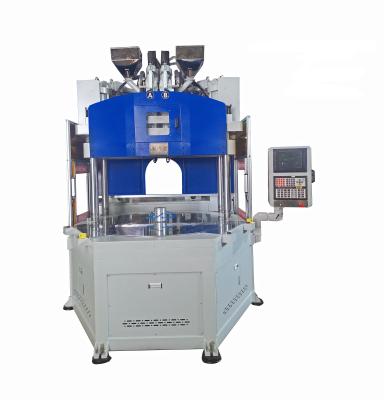 China Máquina de moldagem por injecção vertical automática de duas cores 120T aprovada pela ISO à venda