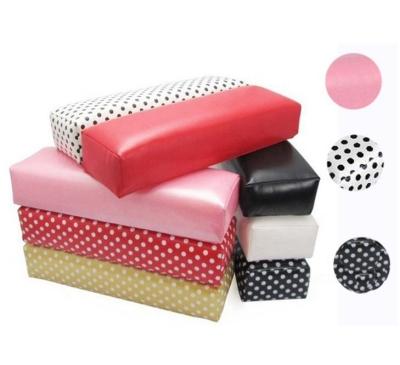 China Nail Art Tools PU Leather Nail Hand Arm Art Pillow Salon Hand Holder Sponge Rest Pad For Manicure for sale