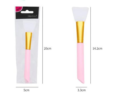 China Professional Face Mask Mud Facial Mud Silicone Nail Art Tools Beauty Silicone Face Mask Blending Brush for sale