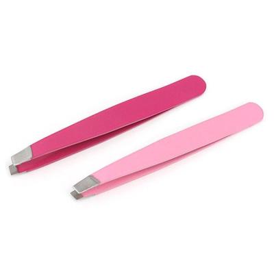 China Eyebrow Professional Make Popular Stainless Steel Tweezers Custom Logo for sale