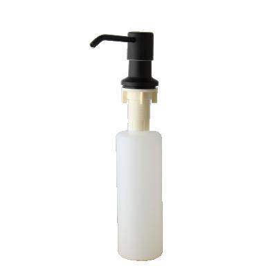 China Matte Black Soap Dispenser 5 Choices Chrome&Brushed Nickel Modern Countertop Dish Hand Pump Kitchen Sink Liquid Soap Dispenser for sale