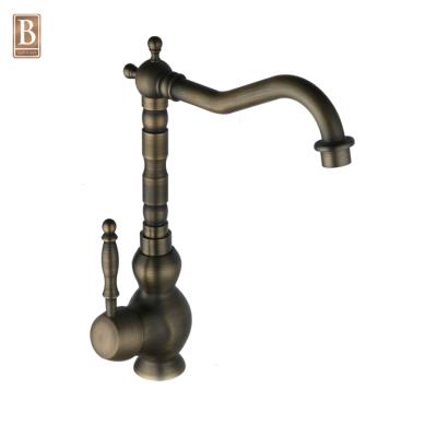 China 2021 hot new product fashion sense faucets retro selling classic kitchen hot and cold faucet sink faucet for sale