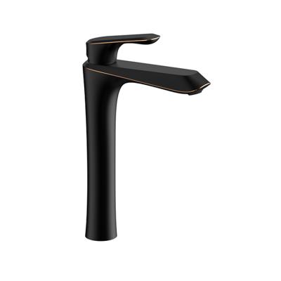 China Faucets Taizhou Bobao Size Thermostatic Body Oil Rubbed Bronze Matte Black Basin Faucet Mixer Bathroom Faucet Water Tap for sale