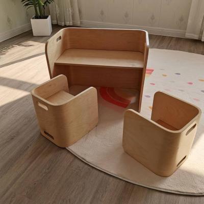 China Senhe Modern Children's Eco-Friendly Furniture Sets Chair Baby Table And Child Care Furniture Set for sale