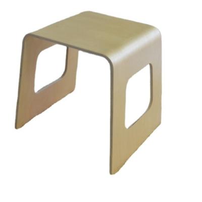 China Kindergarten Modern Non-slip Design Chair Birch Plywood U Lightweight Stool for sale