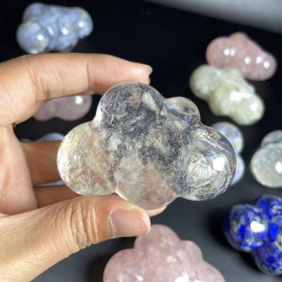 China Wholesale Europe Natural Crystal Lazurite Cloud Resin Chips Fengshui Healing Cheap Gift Crafts Folk Stone For Guests for sale