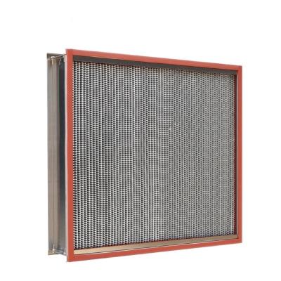 China Hotels Aluminum Industrial High Efficiency Hepa Filter Replacement 99.99% Than Filter Paper Air Separator With Low Price for sale