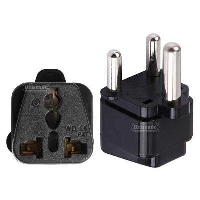 China 250v 15a Residential/General Purpose Copper Universal AU UK EU USA to India Israel Malaysia Singapore Big South Africa Power Plug Adapter M Type for sale